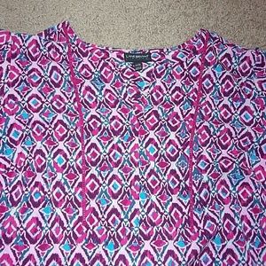 Lane Bryant Tops - Lane Bryant Blouse Plus 22/24 Pink Purple Lane Bryant Tops - Lane Bryant Blouse Plus 22/24 Pink Purple